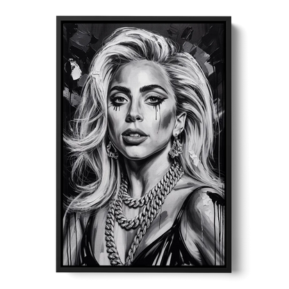 Born Fearless - Black Frame Canvas