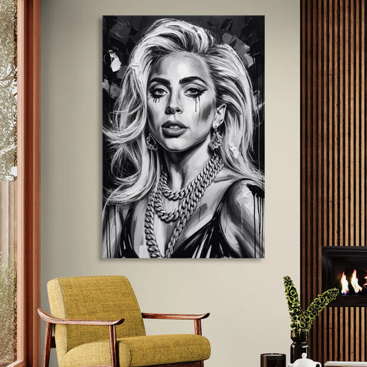 Born Fearless Living Room - Canvas Wall Art