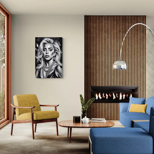 Born Fearless - Canvas Wall Art Living Room
