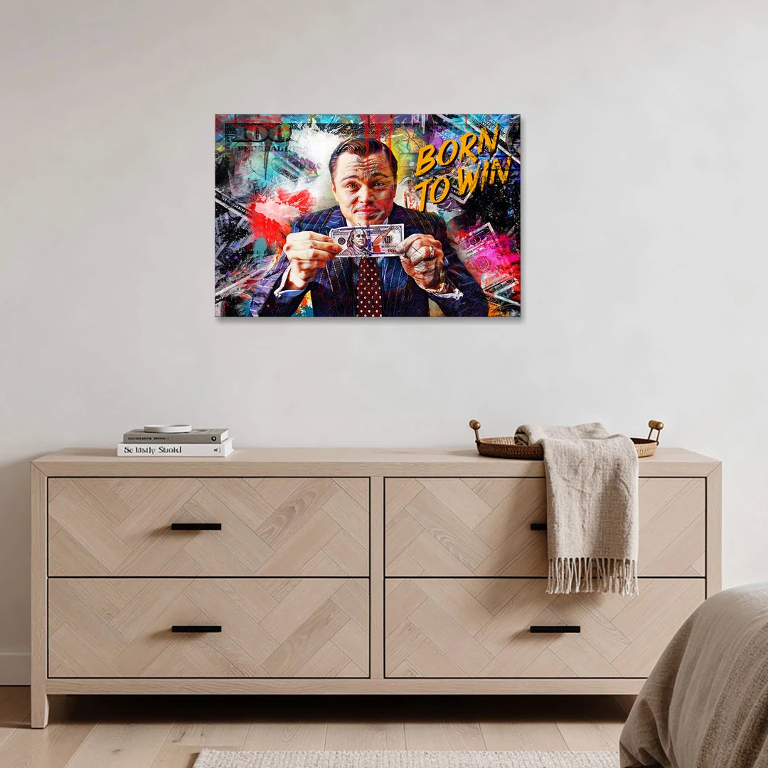 Born To Win - Canvas Wall Art - Coffee Table - 36x24