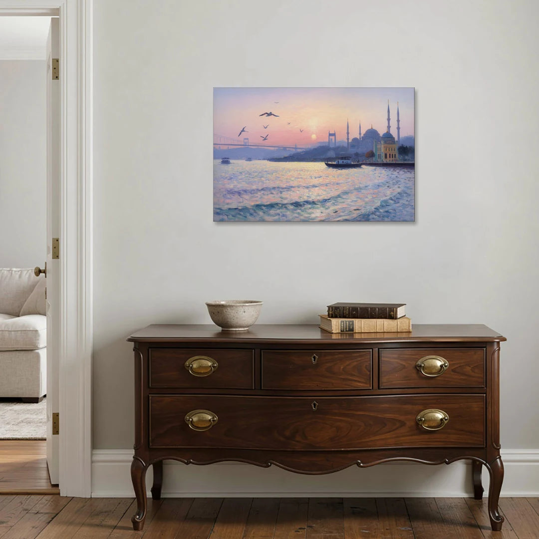 Bosphorus Sunrise - Canvas Wall Art - Coffee Table - 36x24