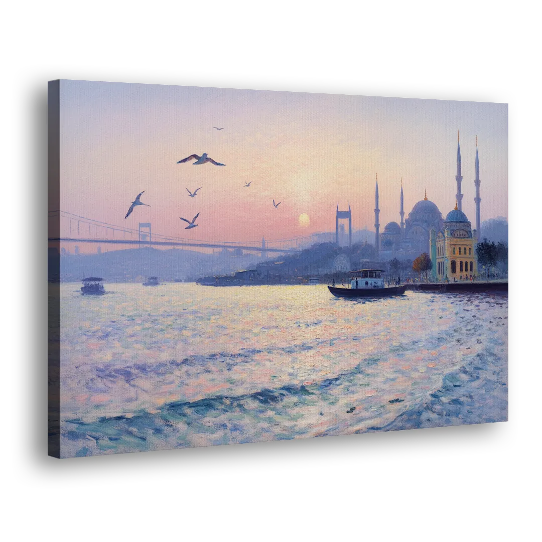 Bosphorus Sunrise Side - Canvas Wall Art