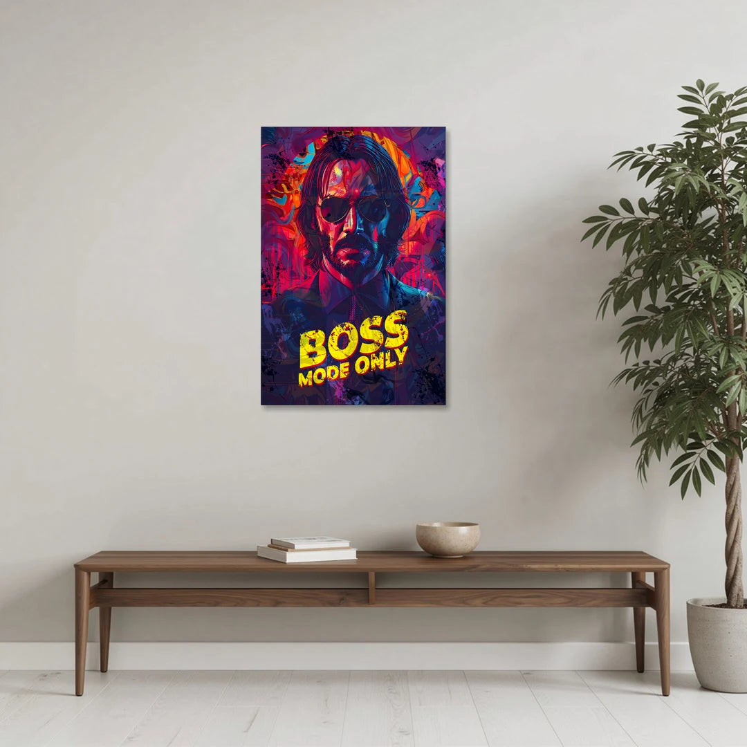 Boss Mode Only - Canvas Wall Art - Coffee Table - 24x36