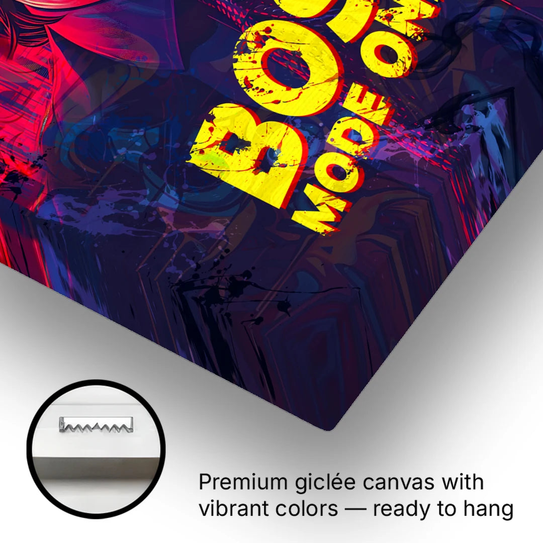 Boss Mode Only - Canvas Wall Art - Gallery Wrap Corner