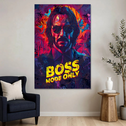 Boss Mode Only - Canvas Wall Art - Sofa - 40x60