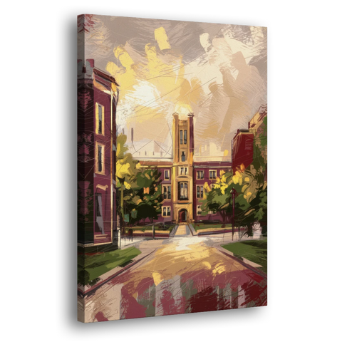 Boston College Eagles Spirit - Canvas Wall Art - Side