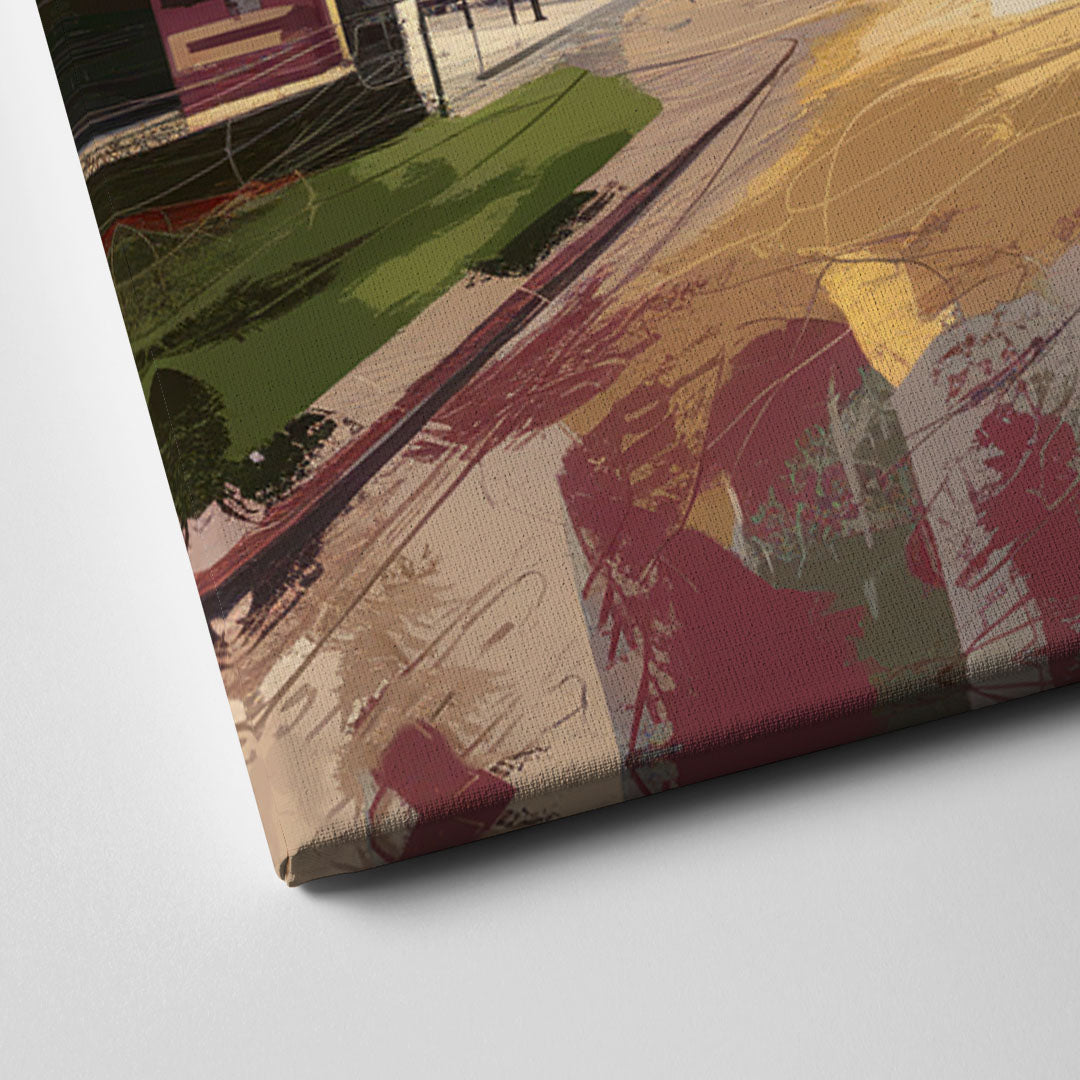 Boston College Eagles Spirit Canvas Close Up
