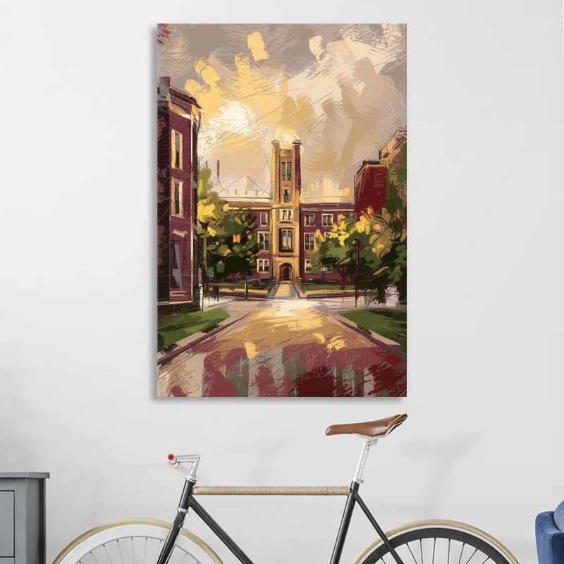 Boston College Eagles Spirit Living Room - Canvas Wall Art
