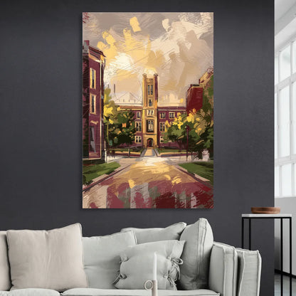 Boston College Eagles Spirit Sitting Room - Canvas Wall Art