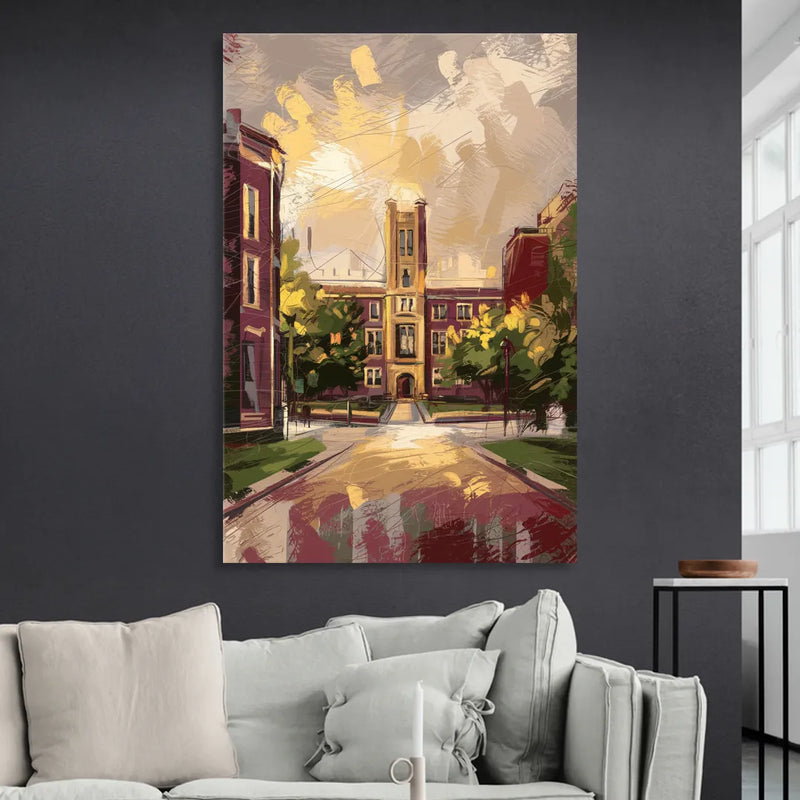 Boston College Eagles Spirit Sitting Room - Canvas Wall Art