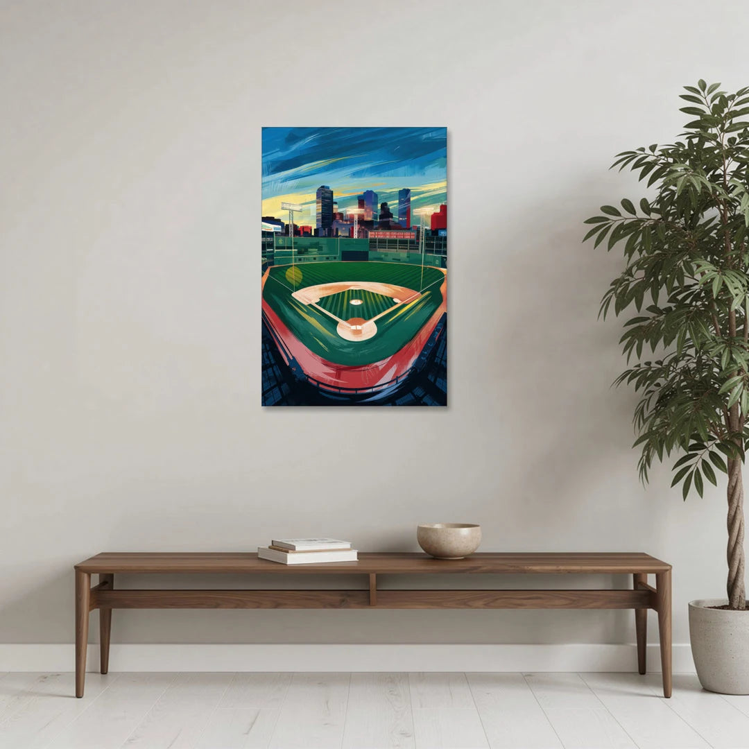 Boston Red Sox Fenway Park - Canvas Wall Art - Coffee Table - 24x36