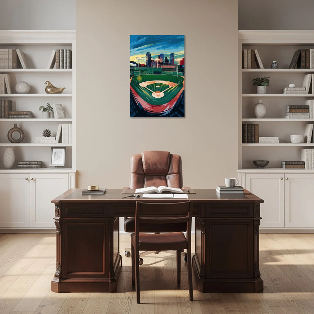 Boston Red Sox Fenway Park - Canvas Wall Art - Office - 24x36