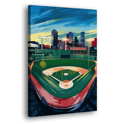 Boston Red Sox Fenway Park - Canvas Wall Art - Side