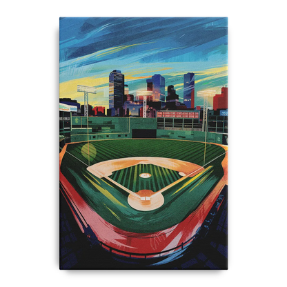 Boston Red Sox Fenway Park Front - Canvas Wall Art