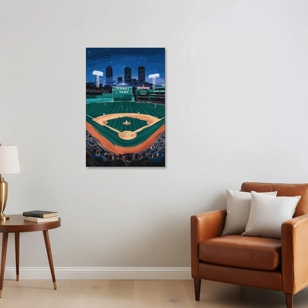 Boston Red Sox Photography - Canvas Wall Art - Sofa - 24x36