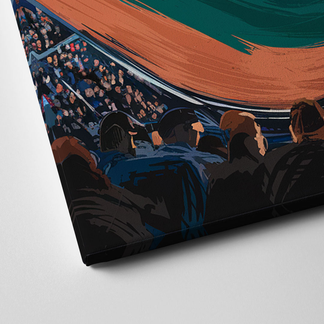 Boston Red Sox Photography Canvas Close Up