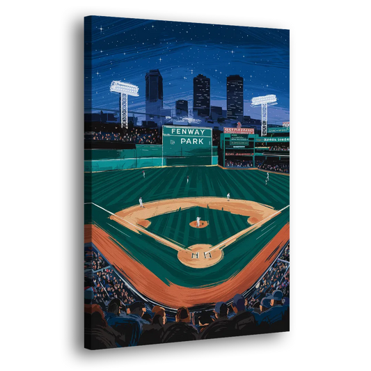 Boston Red Sox Photography Side - Canvas Wall Art