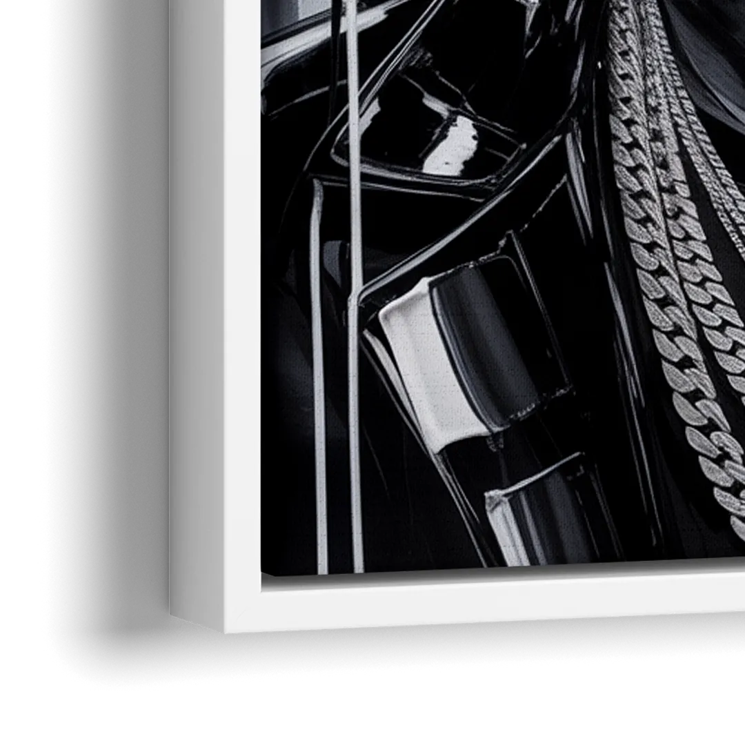 Bourne Focus - Close-Up White Frame Canvas