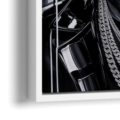 Bourne Focus - Close-Up White Frame Canvas