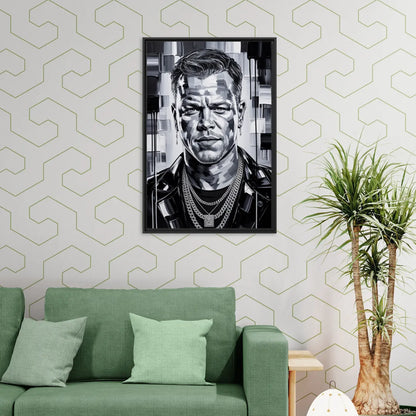 Bourne Focus - Living Room Black Frame Canvas
