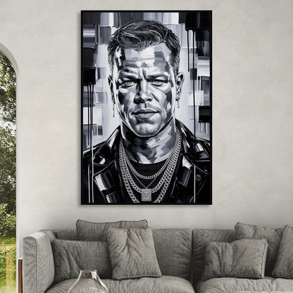 Bourne Focus Sitting Room - Black Canvas Wall Art
