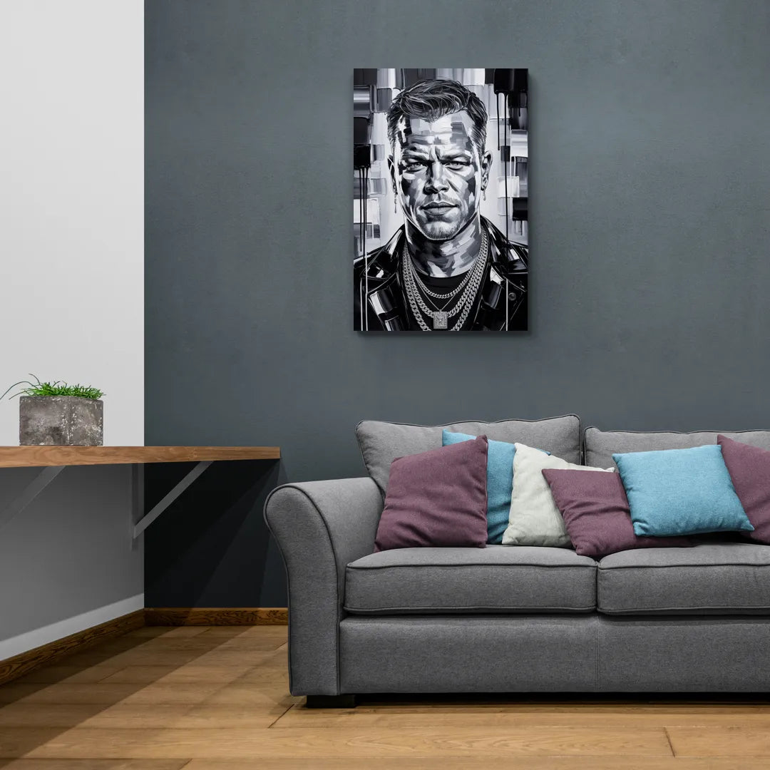 Bourne Focus - Canvas Wall Art Living Room