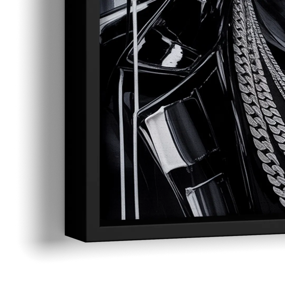 Bourne Focus - Close-Up Black Frame Canvas