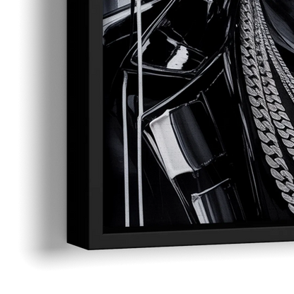 Bourne Focus - Close-Up Black Frame Canvas