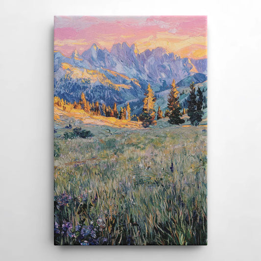 Bozeman Bridger Range - Canvas Wall Art