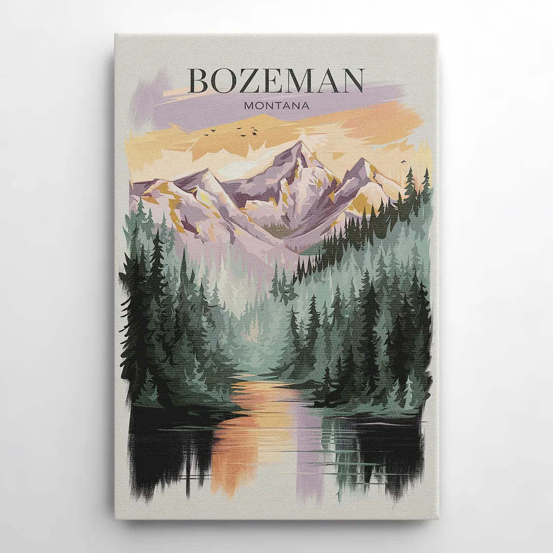 Bozeman Montana Wilderness - Canvas Wall Art