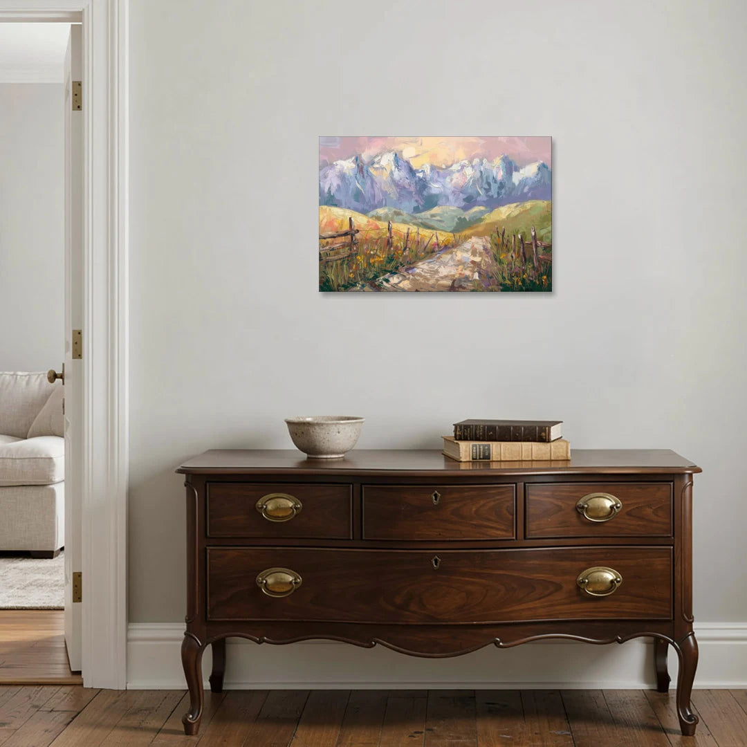 Bozeman Mountain Views - Canvas Wall Art - Coffee Table - 30x20