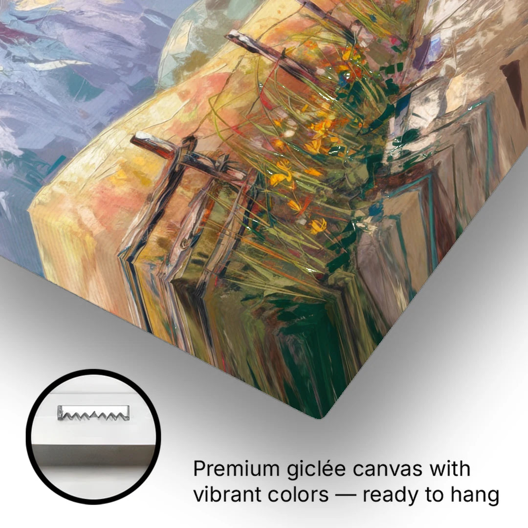 Bozeman Mountain Views - Canvas Wall Art - Gallery Wrap Corner