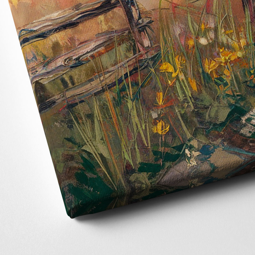 Bozeman Mountain Views Canvas Close Up