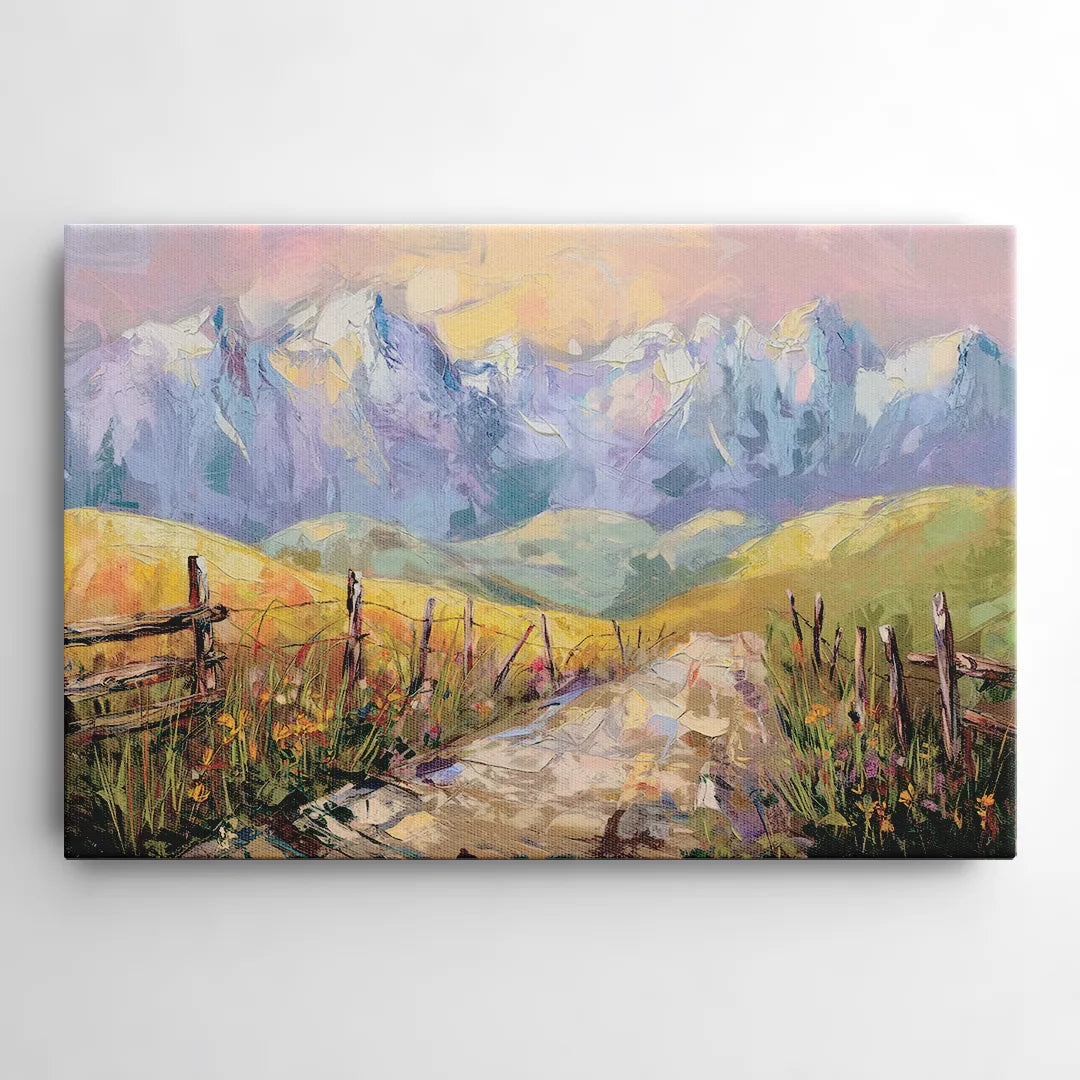 Bozeman Mountain Views - Canvas Wall Art