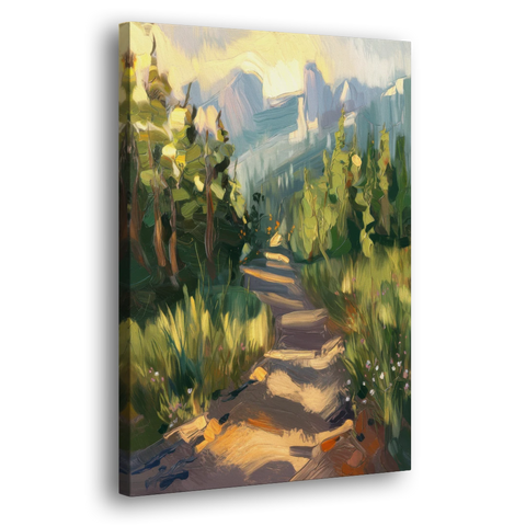 Bozeman Nature Trails - Canvas Wall Art - Side