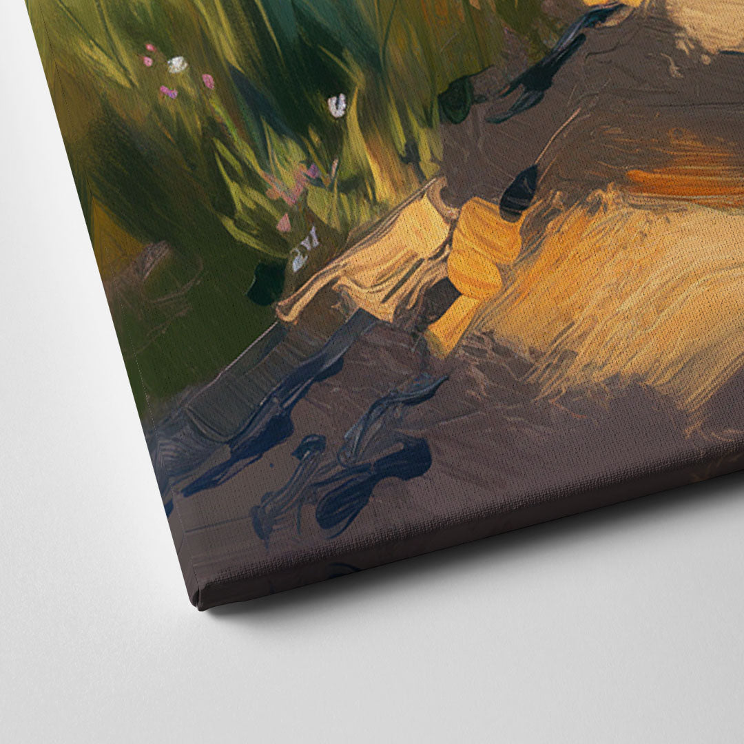 Bozeman Nature Trails Canvas Close Up