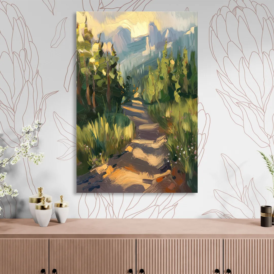 Bozeman Nature Trails Living Room - Canvas Wall Art