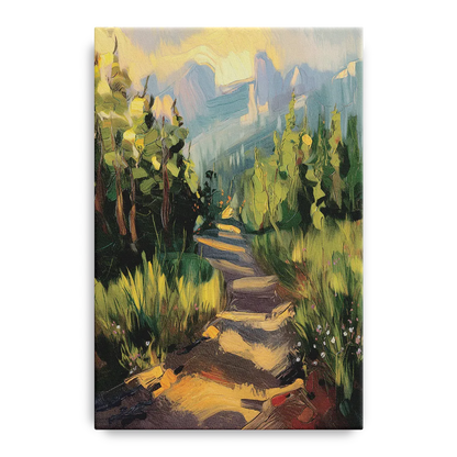 Bozeman Nature Trails Front - Canvas Wall Art