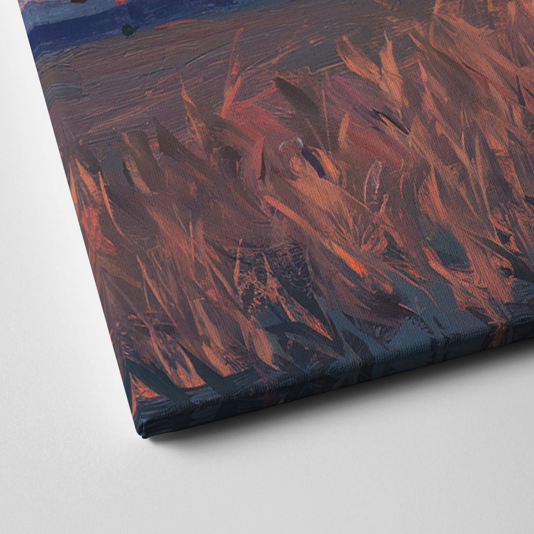 Bozeman Sunset Horizon Canvas Close Up