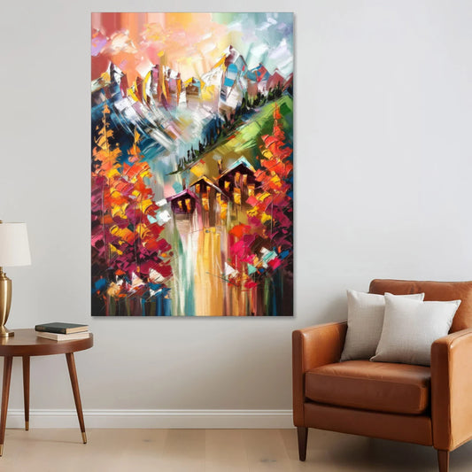 Breckenridge Alpine Landscape - Canvas Wall Art - Sofa - 40x60