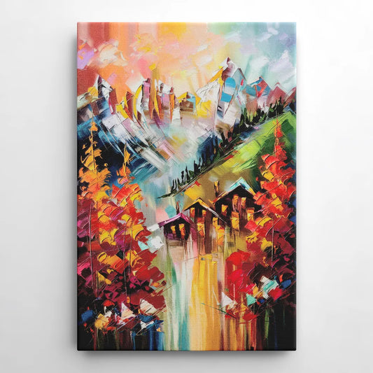 Breckenridge Alpine Landscape - Canvas Wall Art