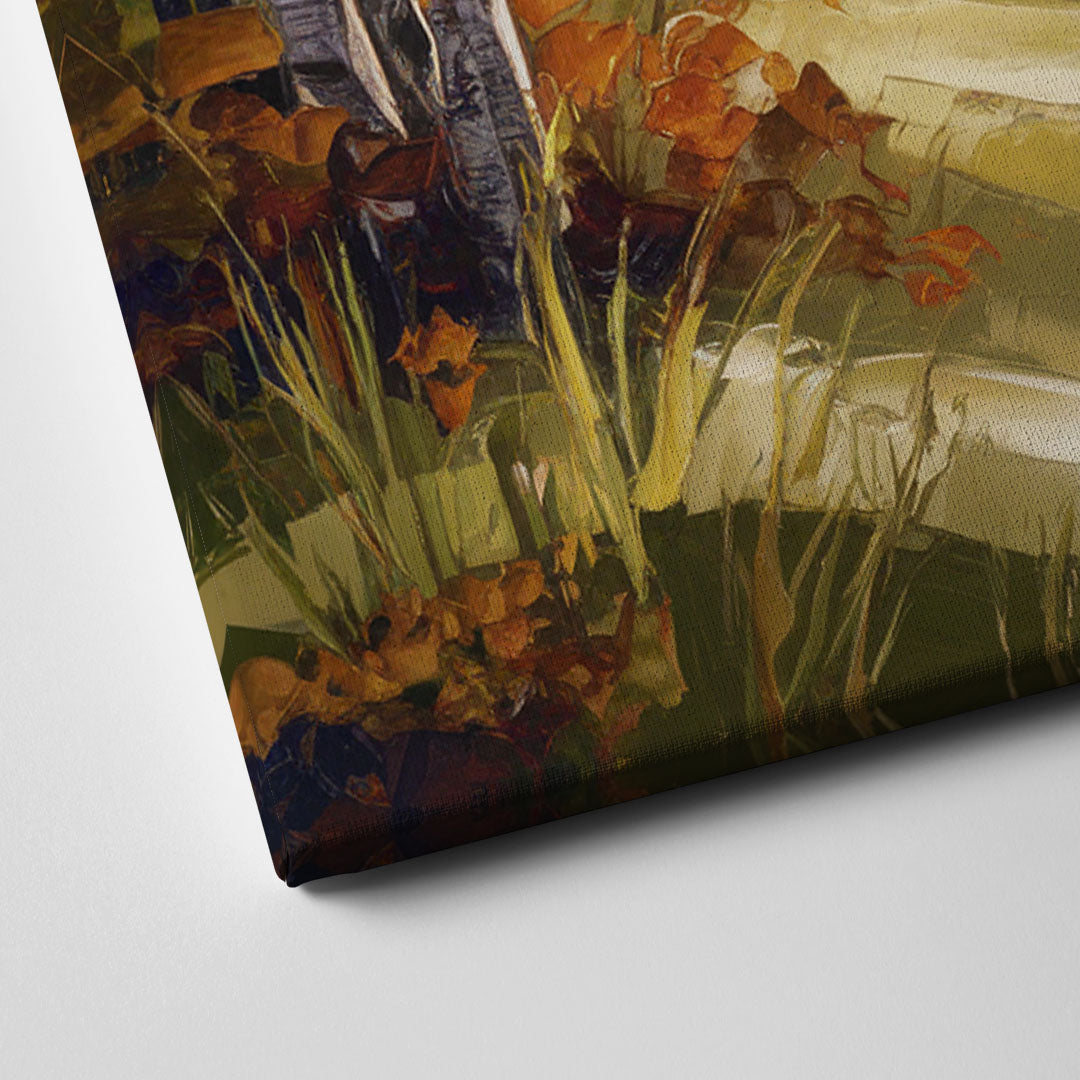 Breckenridge Aspen Forest Autumn Canvas Close Up