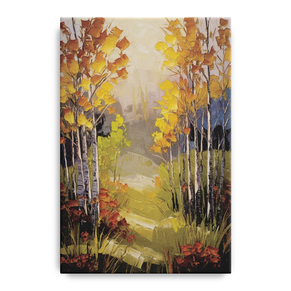 Breckenridge Aspen Forest Autumn Front - Canvas Wall Art