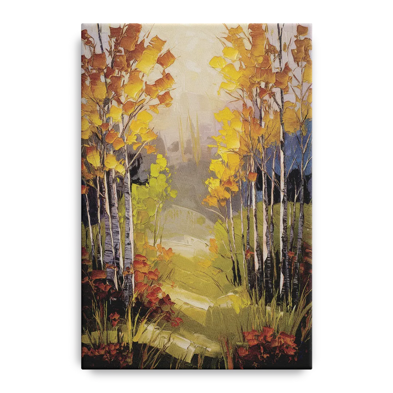 Breckenridge Aspen Forest Autumn Front - Canvas Wall Art