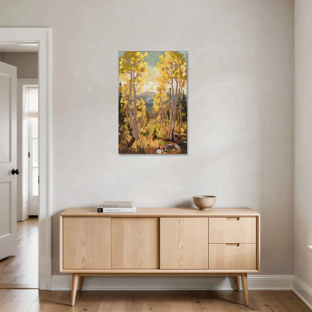 Breckenridge Aspen Forest - Canvas Wall Art - Coffee Table - 24x36