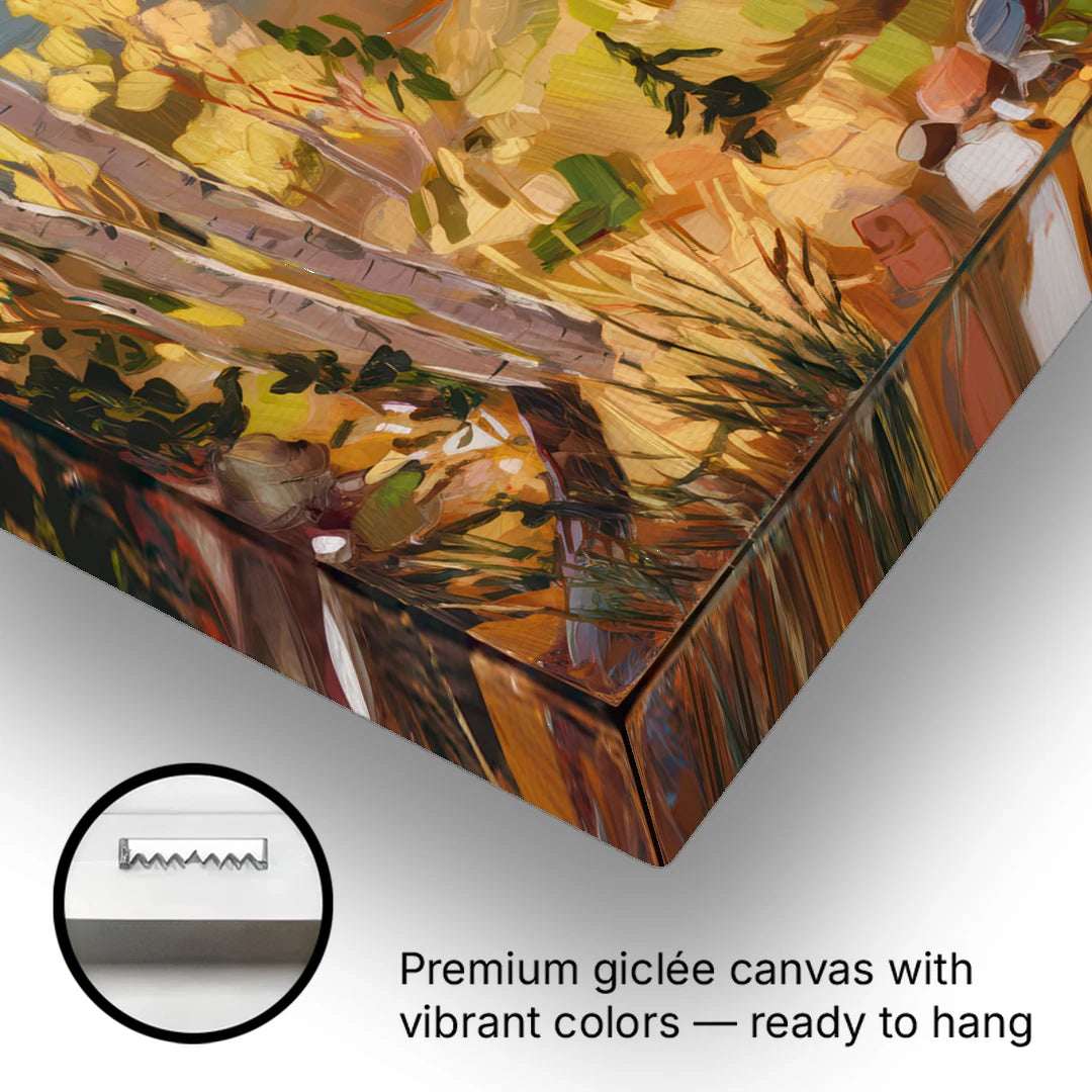 Breckenridge Aspen Forest - Canvas Wall Art - Gallery Wrap Corner