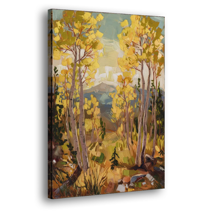 Breckenridge Aspen Forest Side - Canvas Wall Art