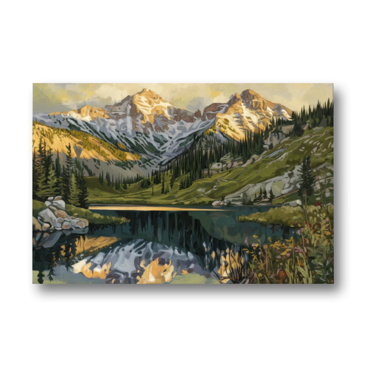 Breckenridge Colorado Rockies - Canvas Wall Art - Front