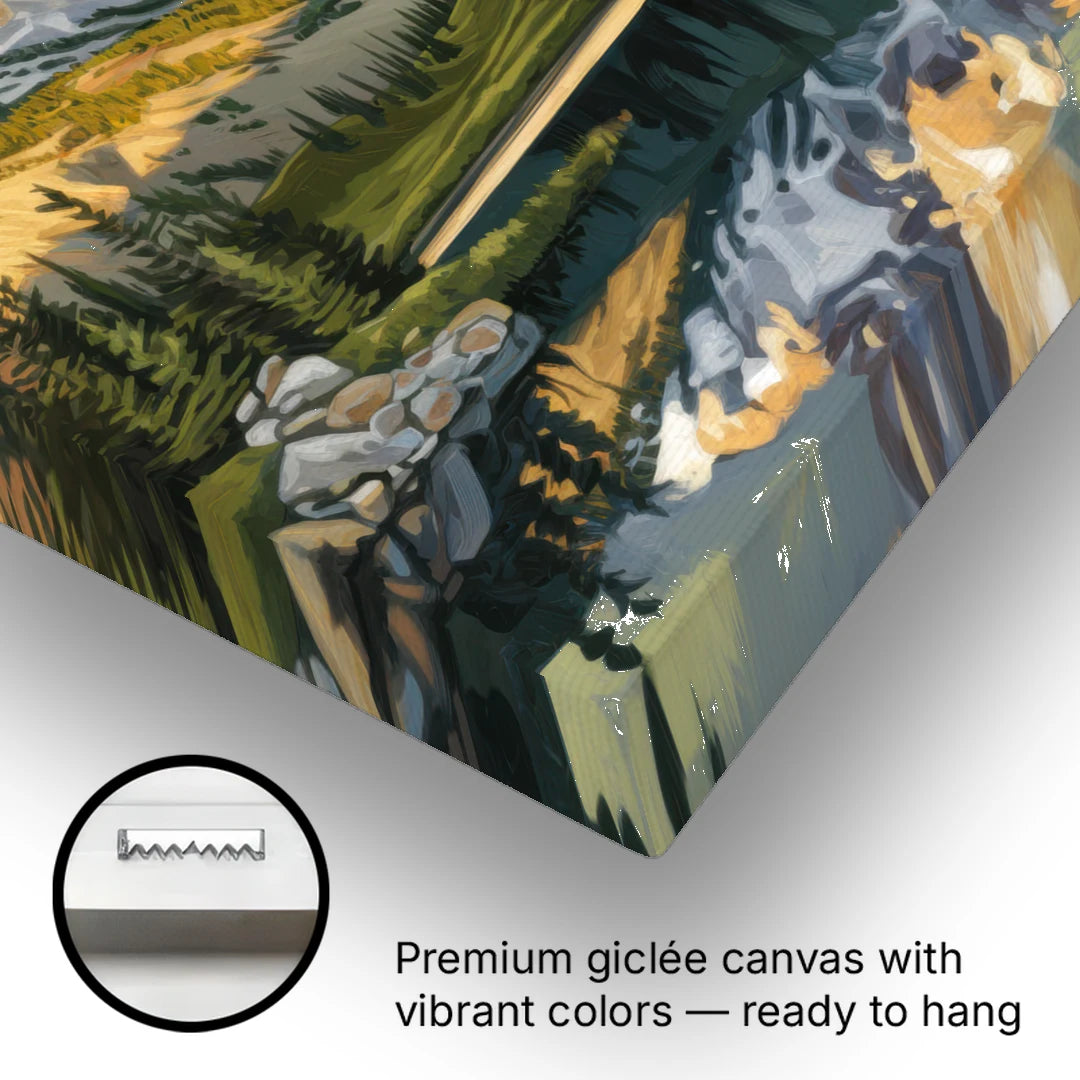 Breckenridge Colorado Rockies - Canvas Wall Art - Gallery Wrap Corner
