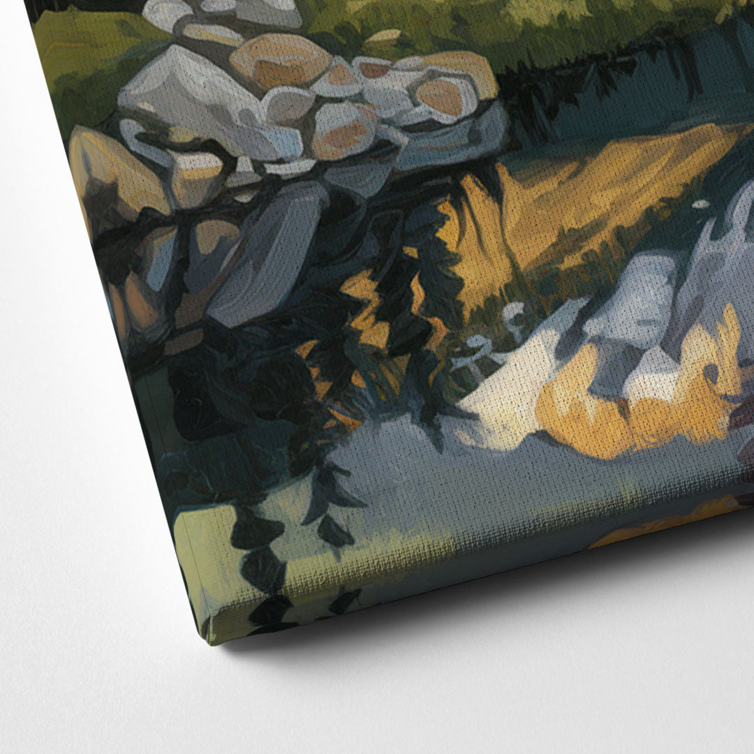 Breckenridge Colorado Rockies Canvas Close Up